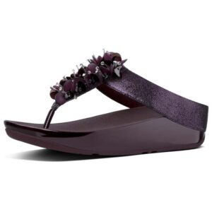 Fitflop Boogaloo Toe Post Deep Plum