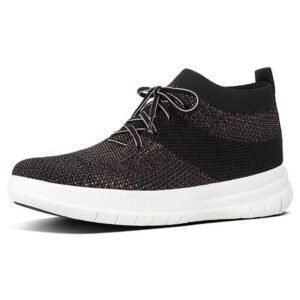 Fitflop Uberknit Slip-on High Top Black / Bronze