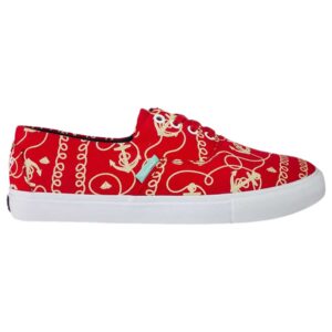 Diamond Cuts EU 41 Red Printed Canvas