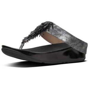 Fitflop Cha Cha Toe Black Shimmer-Print