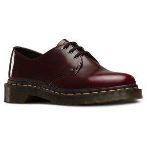 Dr Martens Vegan 1461 Cambridge Brush Cherry Red