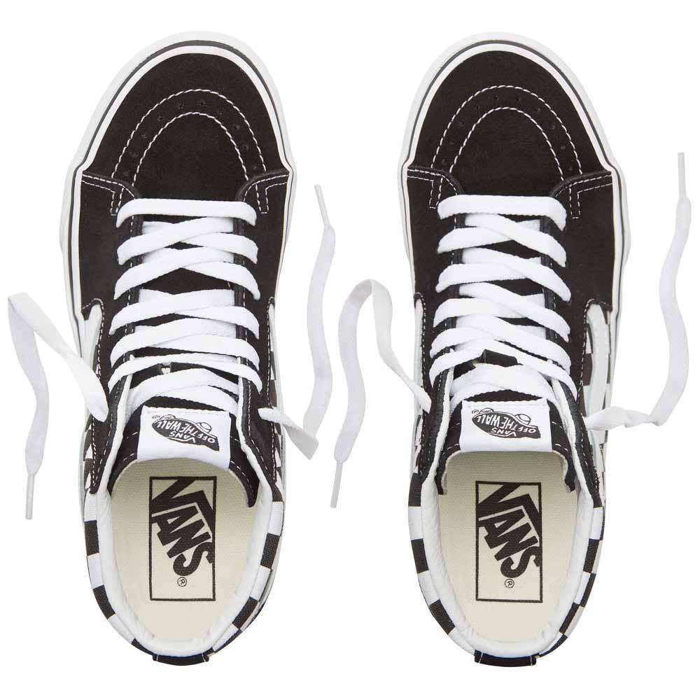Vans Sk8 Hi Platform 2 Checkerboard / True White - Imagen 5