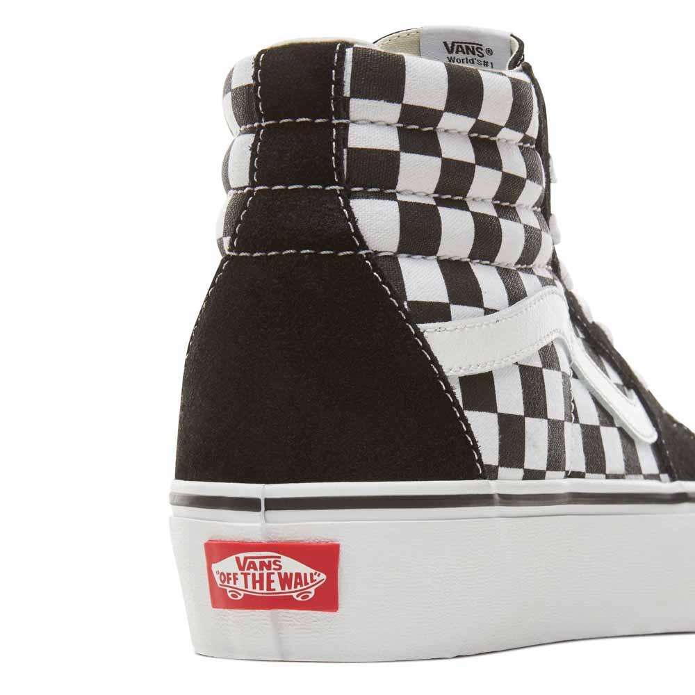Vans Sk8 Hi Platform 2 Checkerboard / True White - Imagen 6