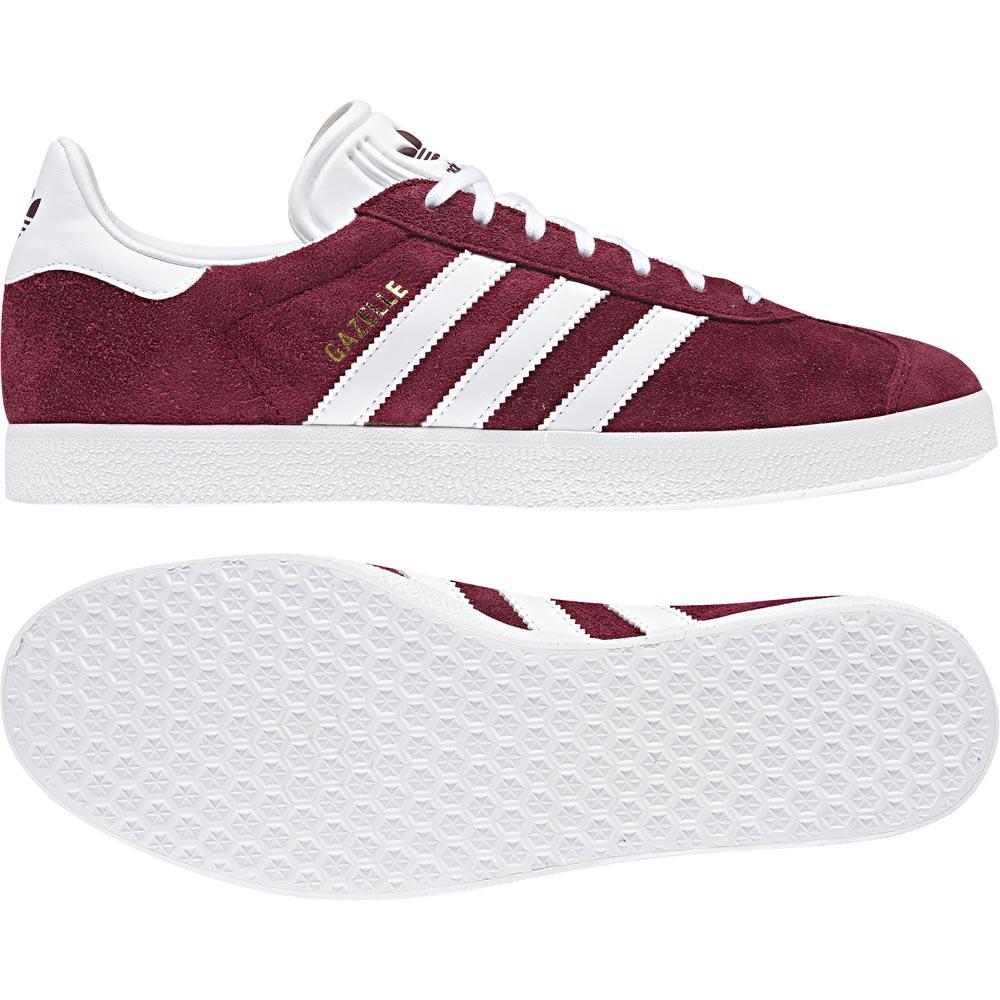 Adidas Originals Gazelle Collegiate Burgundy / Ftwr White / Gold Metal - Imagen 4
