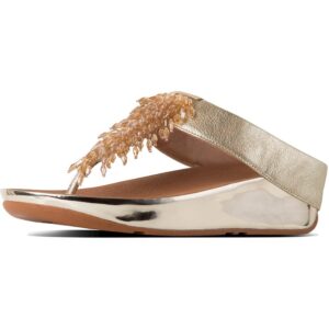 Fitflop Rumba Toe-thong EU 40 Metallic Gold