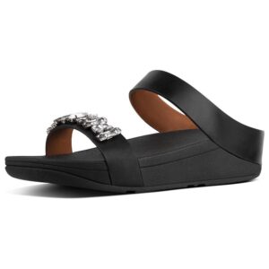 Fitflop Fino Bejewelled Black / Black