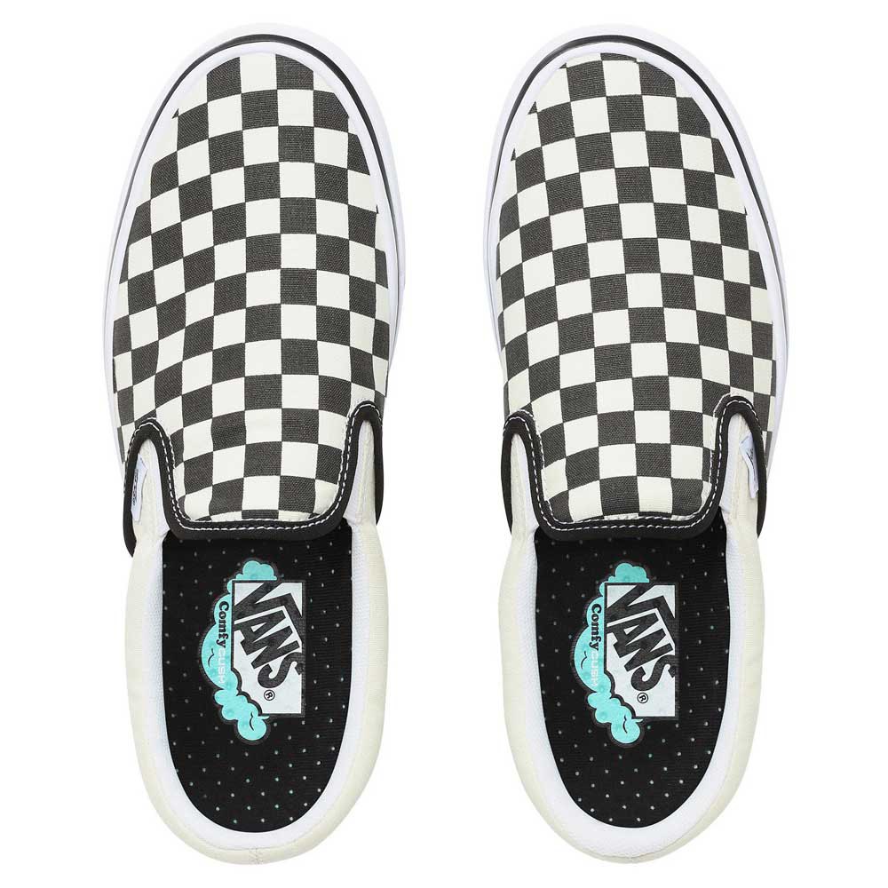 Vans Ua Comfycush Slip-on Checkerboard / True White - Imagen 5