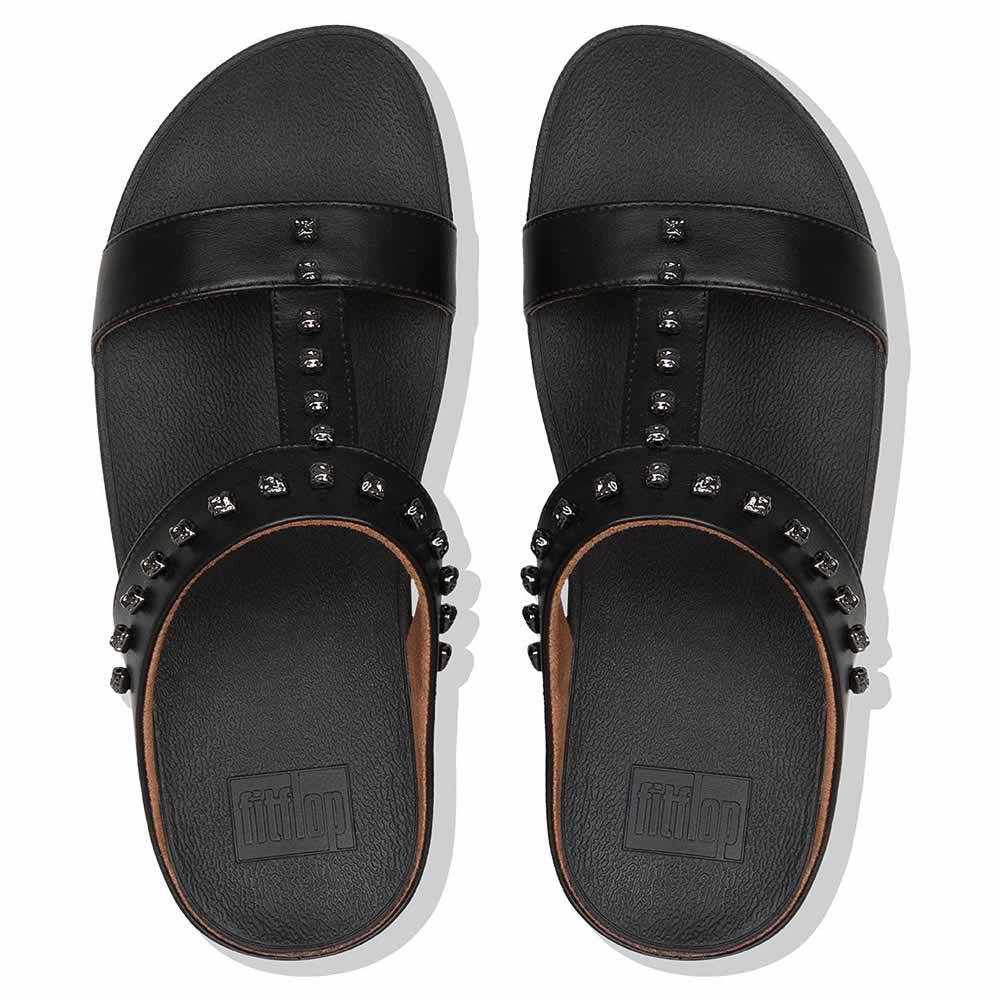 Fitflop Fino Treasure Slide Black - Imagen 3