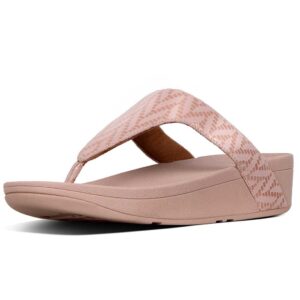 Fitflop Lottie Chevron-suede EU 36 Oyster Pink