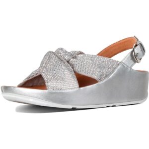 Fitflop Twiss Crystal Back Strap EU 36 Silver