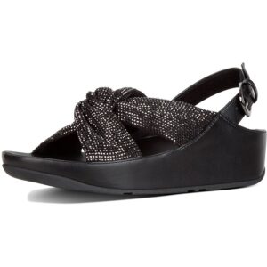 Fitflop Twiss Crystal Back Strap Black