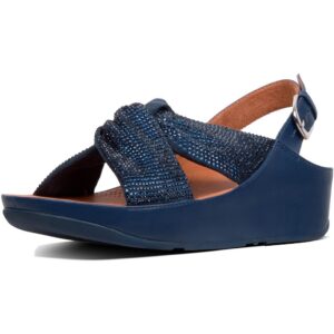 Fitflop Twiss Crystal Back Strap EU 36 Midnight Navy