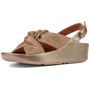 Fitflop Twiss Crystal Back Strap EU 36 Platino