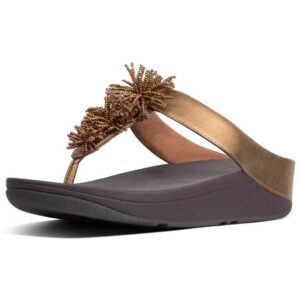 Fitflop Fino Bead Pompom Bronze