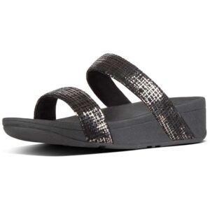 Fitflop Lottie Chain Print Slide Black