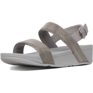 Fitflop Lottie Shimmermesh Back Strap EU 38 Silver