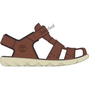 Timberland Nubble Leather Fisherman Youth Cappuccino