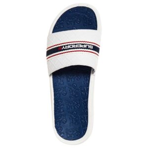 Superdry Crewe International EU 42-43 Off White / Navy Blue / Red