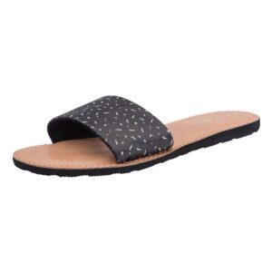 Volcom Simple Slide Black White
