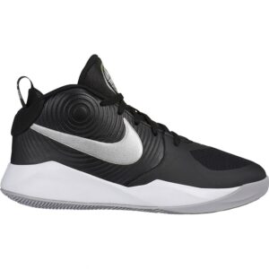 Nike Team Hustle D 9 Gs EU 39 Black / Metallic Silver / Wolf Grey / White