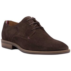 Tommy Hilfiger Essential Suede Lace Up Derby EU 43 Coffee Bean