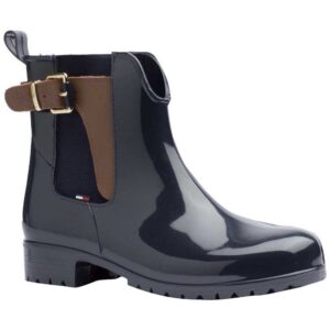 Tommy Hilfiger Buckled Ankle Wellies EU 36 Midnight-Winter Cognac
