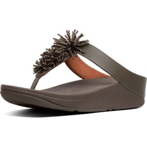 Fitflop Fino Bead Pompom Avocado