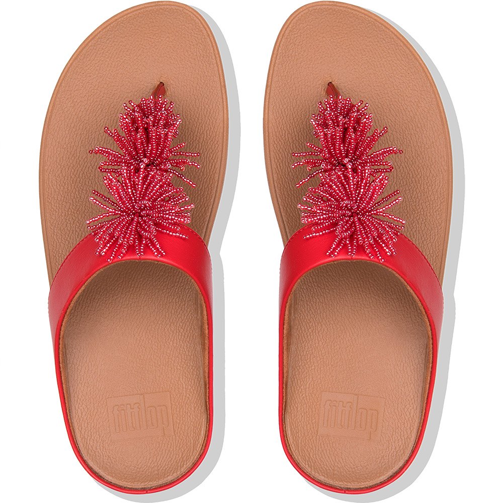 Fitflop Fino Bead Pompom EU 41 Adrena Red - Imagen 3