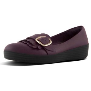 Fitflop Adjustable Sneakerloafer Deep Plum