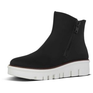 Fitflop Chunky Zip Ankle Black