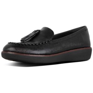 Fitflop Petrina Patent Loafers Black