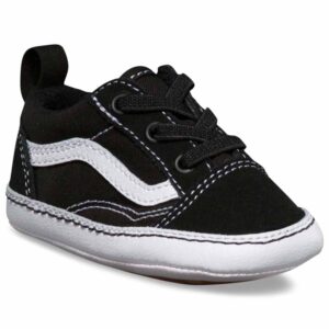 Vans In Old Skool Crib Infant Black / True White