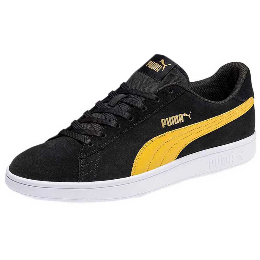 Puma Smash V2 EU 36 Puma Black / Sulphur / Puma Team Gold / Puma White -  Zapatillas Deporte