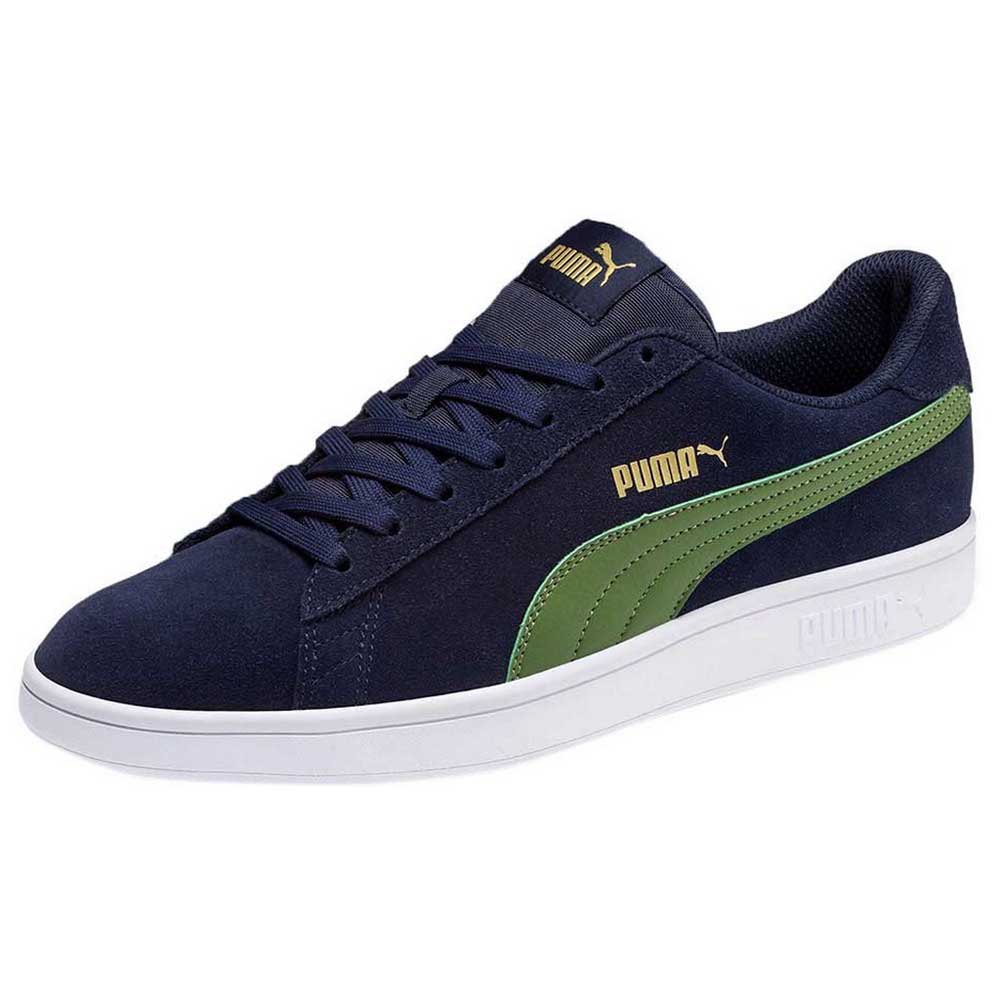 Puma Smash V2 EU 36 Peacoat / Garden Green / Puma Team Gold / Puma White -  Zapatillas Deporte