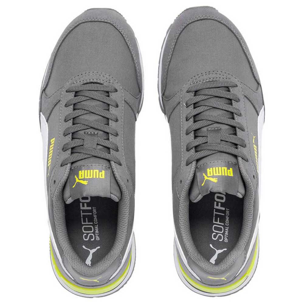 Puma St Runner V2 Nl Castlerock / Puma White / Nrgy Yellow - Imagen 5