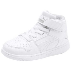Puma Rebound Layup Sl Velcro Infant EU 26 Puma White / Puma Black / Gray Violet