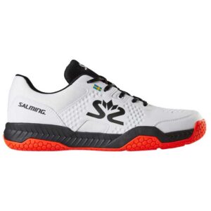 Salming Hawk Court EU 40 2/3 White / Black / New Flame Red