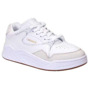 Lacoste Court Slam Tonal Leather EU 40 1/2 White / Gum