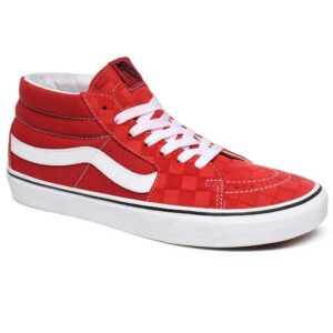 Vans Sk8-mid Pumpkin Red / True White