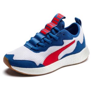 Puma Nrgy Neko Skim Junior EU 36 Puma White / High Risk Red / Bright Cobalt / Gum