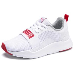 Puma Wired Ps EU 28 Puma White / High Risk Red