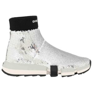 Diesel Padola Sock EU 38 1/2 Silver