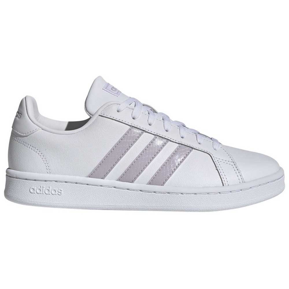 Adidas Grand Court EU 40 Footwear White / Mauve / Grey Two - Zapatillas  Deporte
