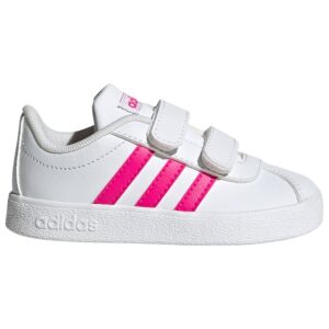 Adidas Vl Court 2.0 Cmf Infant EU 24 Footwear White / Shock Pink / Footwear White