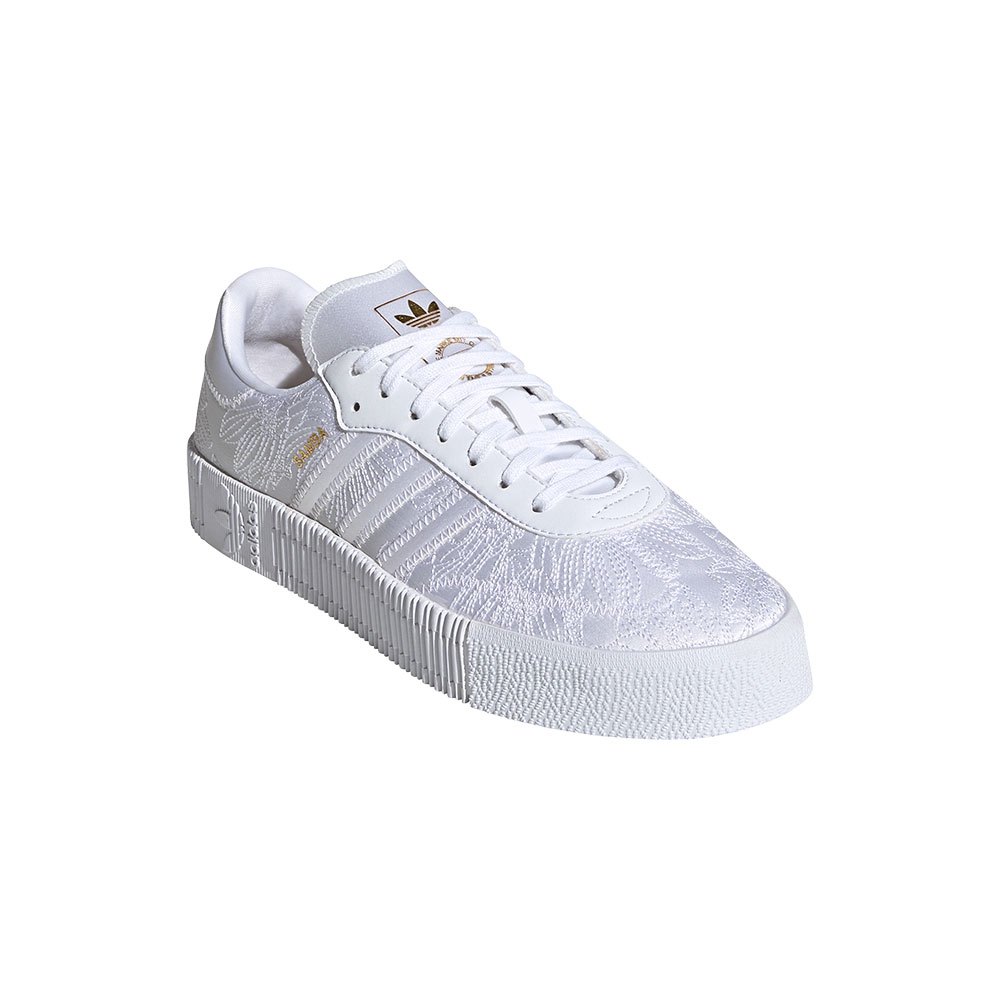 Adidas Originals Sambarose Footwear White / Footwear White / Gold Metal - Imagen 4