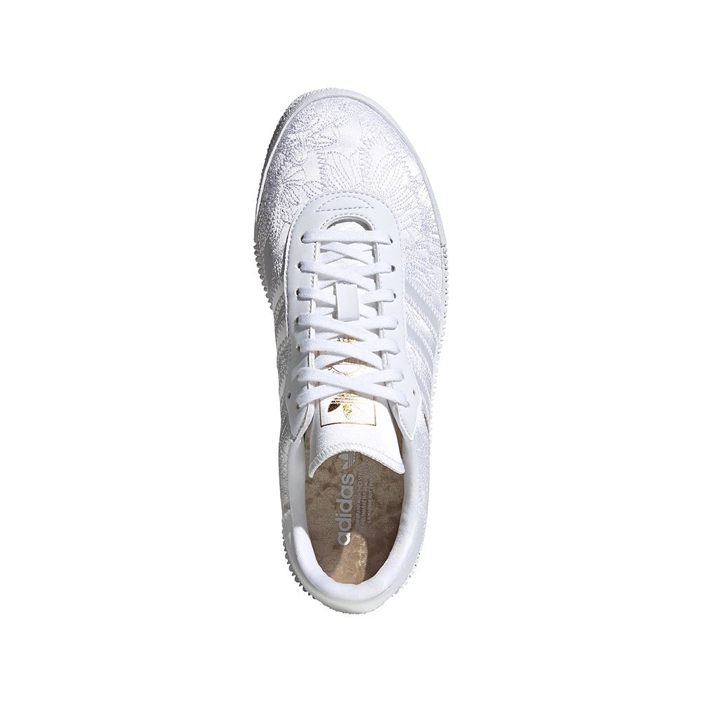 Adidas Originals Sambarose Footwear White / Footwear White / Gold Metal - Imagen 6