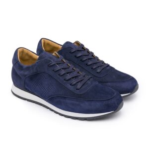 Hackett Suede Perf Trainer EU 40 Navy