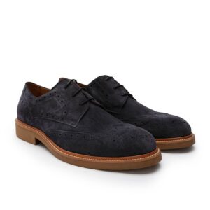 Hackett Chino Suede Brogue EU 41 Navy