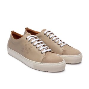 Hackett Hurst Perf H/suede Cup 43 Taupe