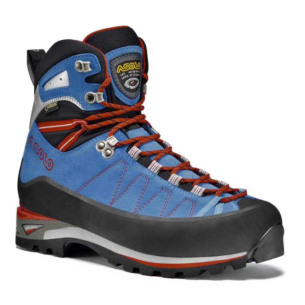 Asolo Elbrus Goretex Vibram EU 43 2/3 Blue / Silver